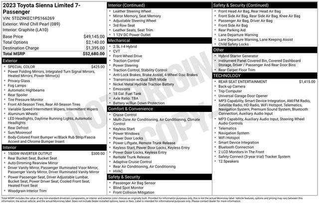 Certified Used 2023 WIND CHILL PEARL* Toyota  image 8