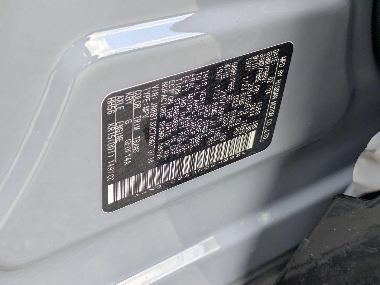 Used 2024 Boulder Gray Pearl Nissan Platinum image 39