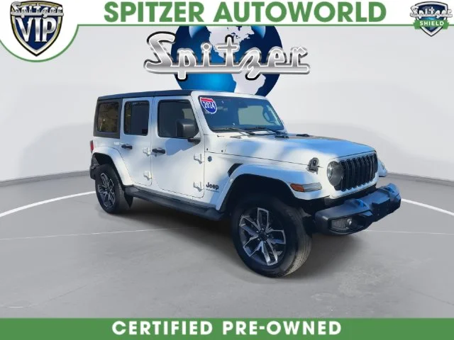 Used 2024 White Jeep Sport S 4xe image 3