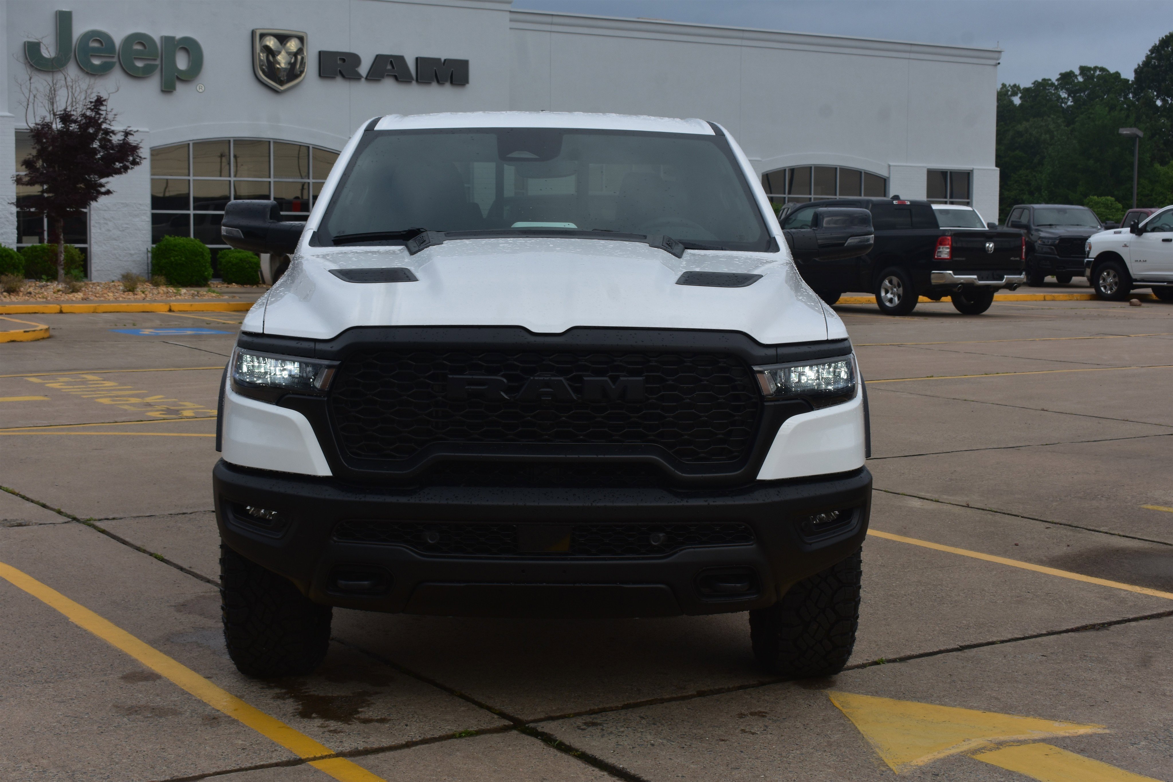 New 2026 Bright White Clear-Coat Exterior Paint RAM Rebel image 2