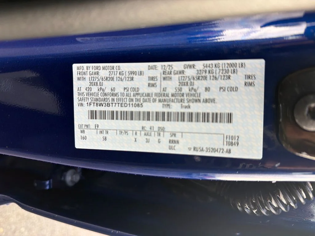 New 2026 Blue Ford Lariat image 29
