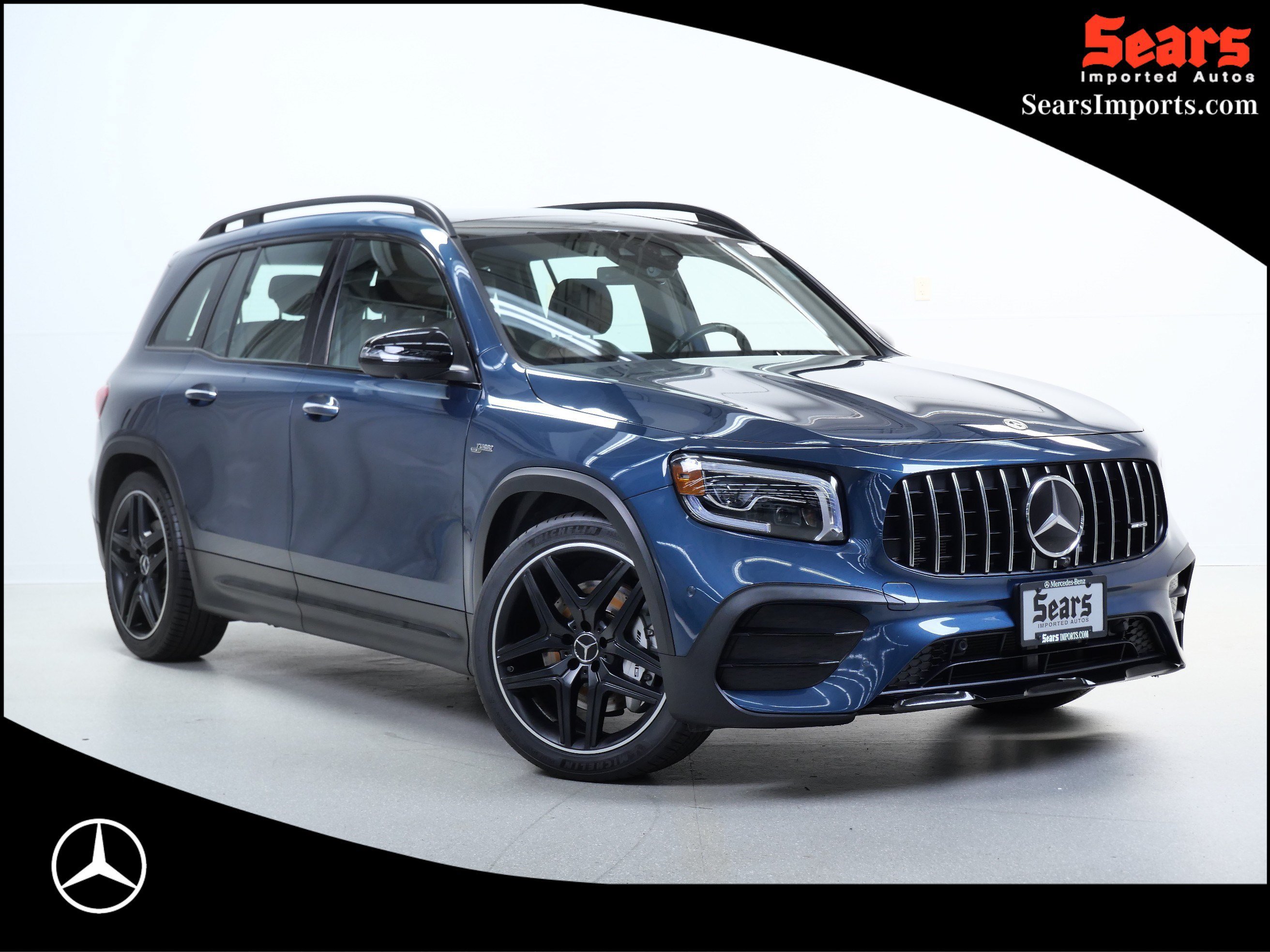 Used 2022 Denim Blue Metallic Mercedes-Benz AMG® GLB 35 image 1