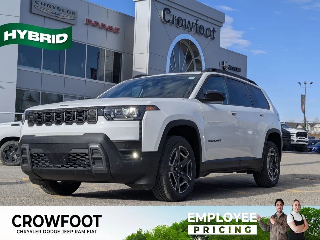 New 2026 White Jeep Laredo - - Hybrid 4x4 image 1