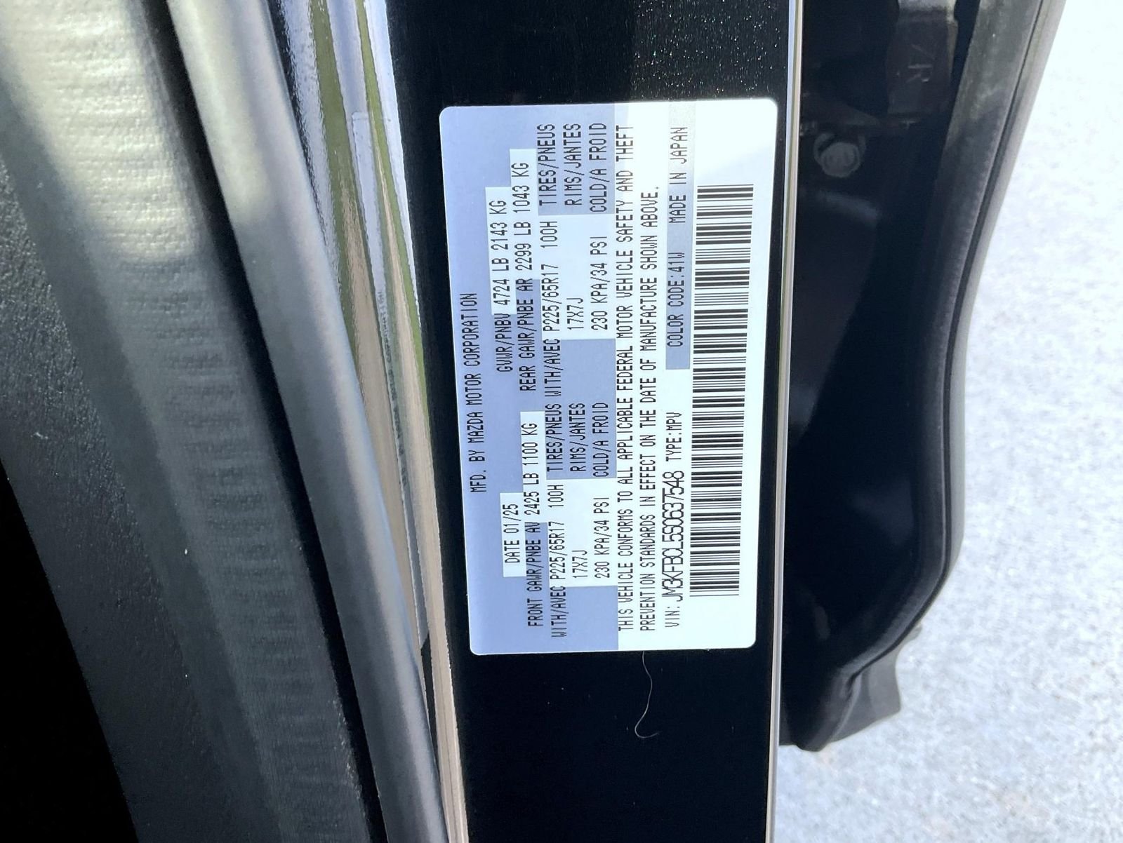 Used 2025 Black Mazda 2.5 S Preferred Package image 25