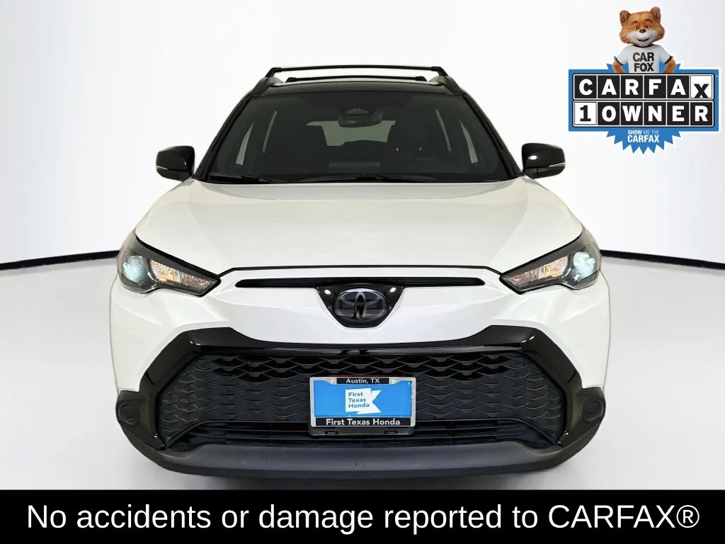Used 2025 Wind Chill Pearl Toyota Hybrid Nightshade image 2