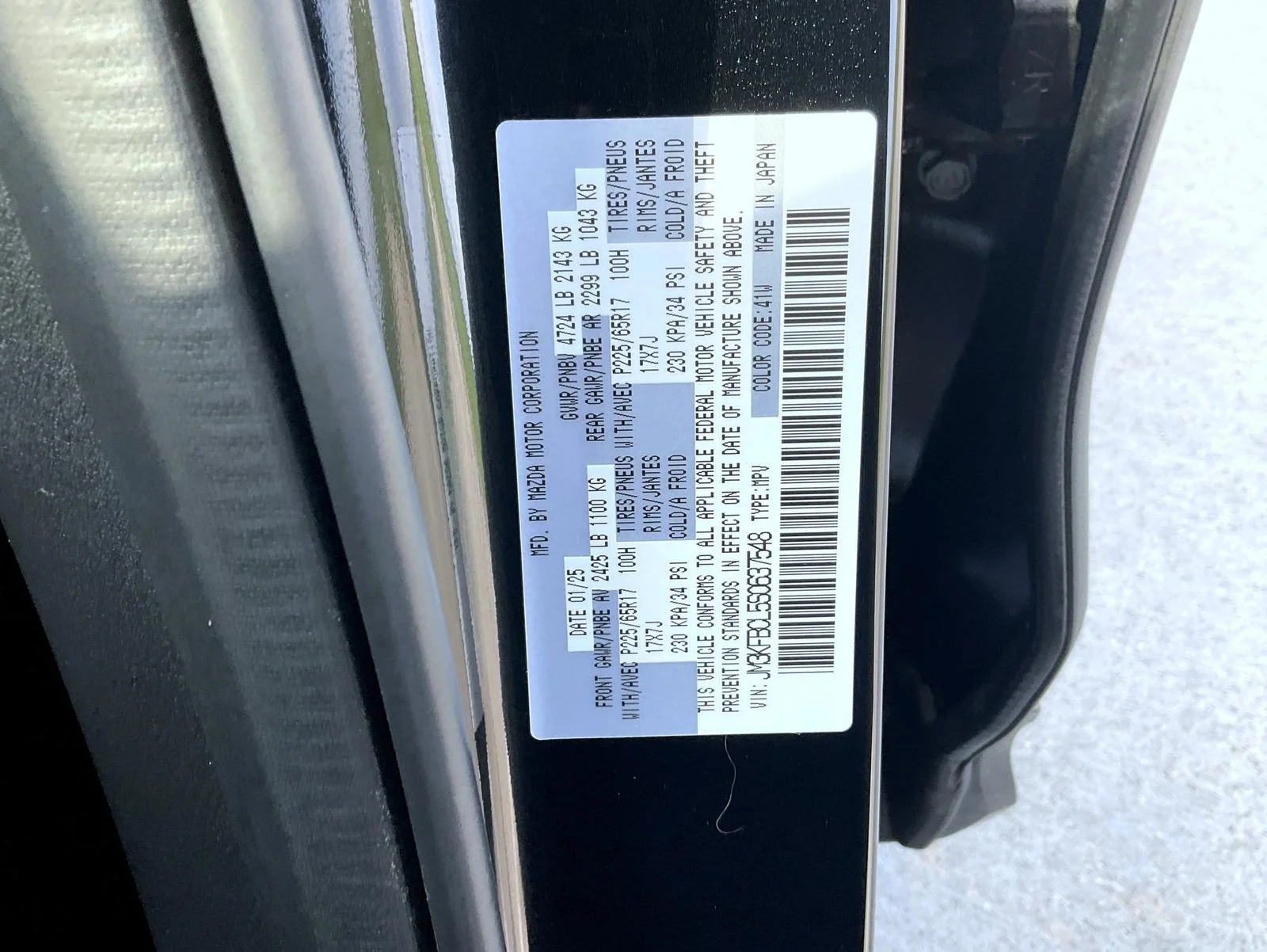 Used 2025 Black Mazda 2.5 S Preferred Package image 25