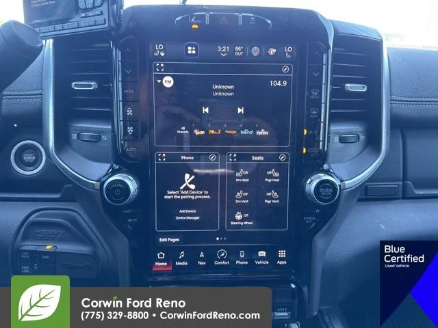 Used 2024 Diamond Black Ram Laramie image 19