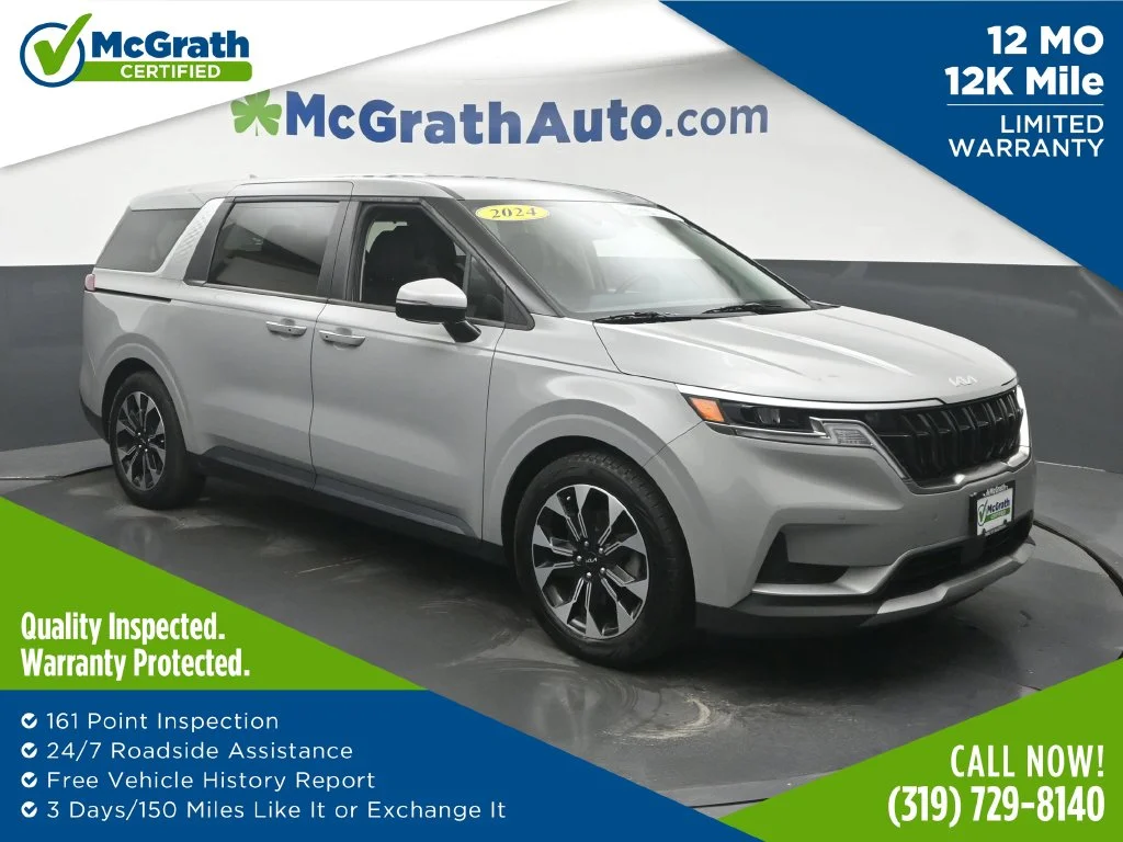 Used 2024 White Kia EX image 1