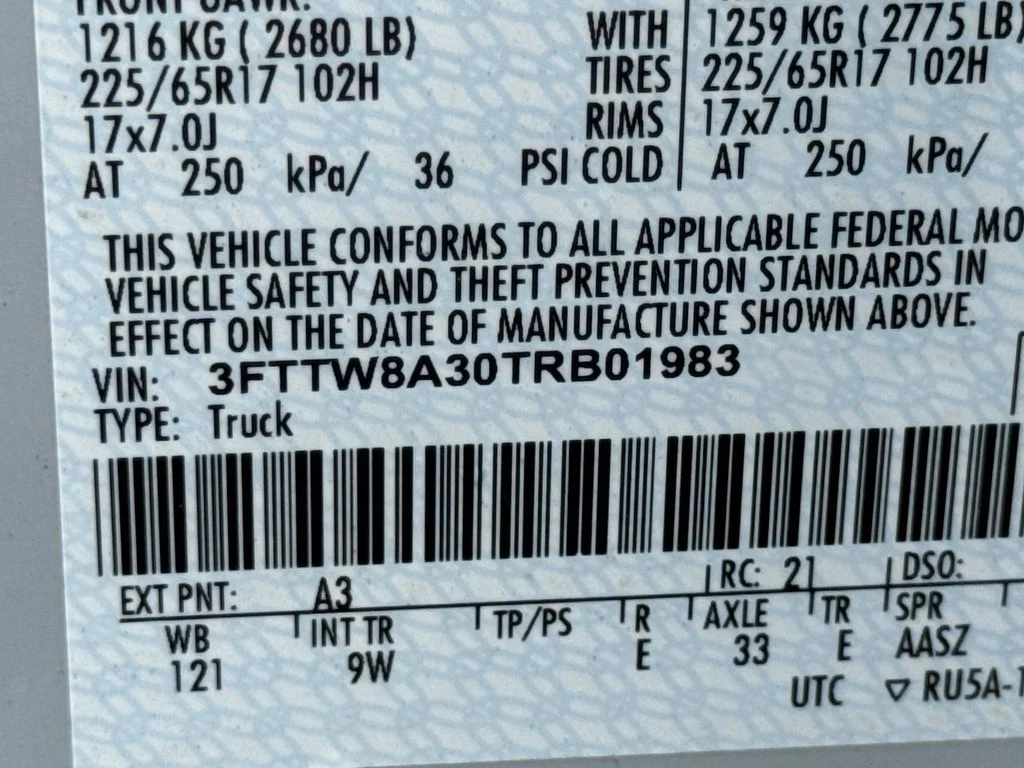 New 2026 White Ford XL image 30