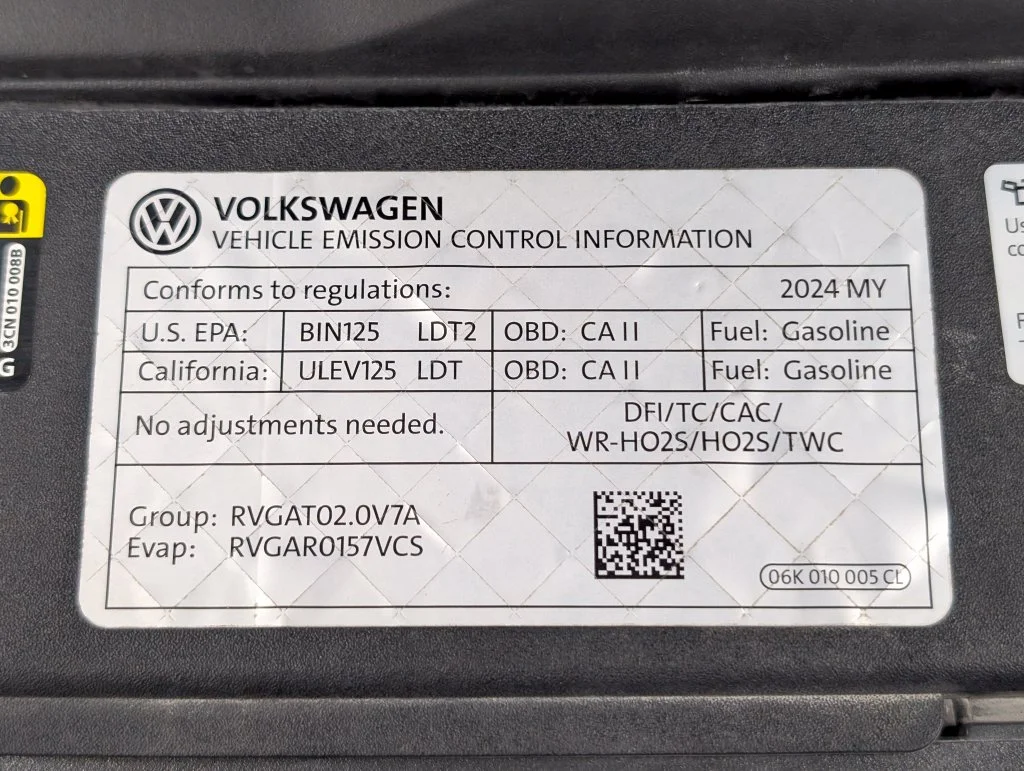 Certified Used 2024 Deep Black Pearl Effect Volkswagen 2.0T SE image 24