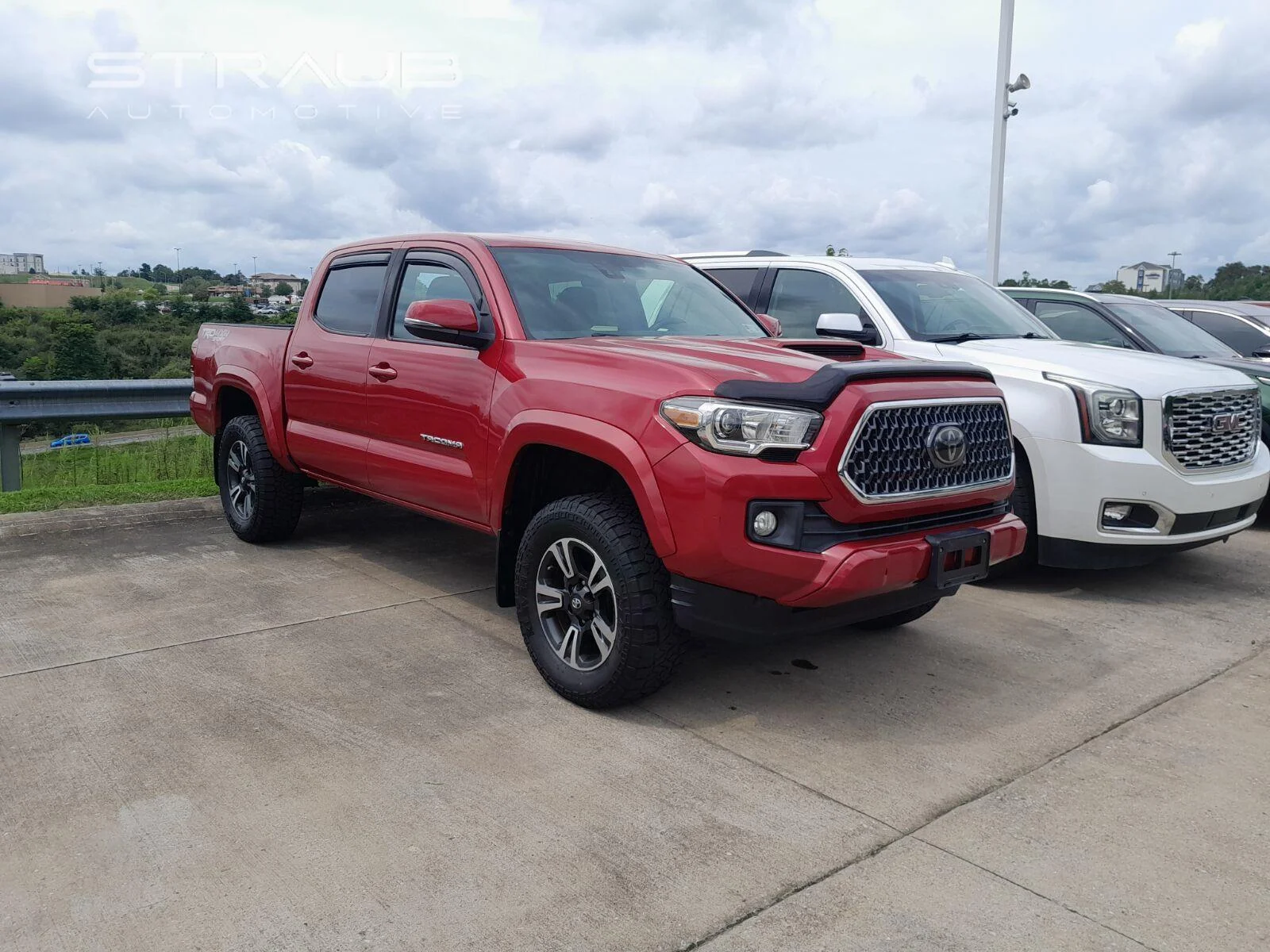 Used 2019 Barcelona Red Metallic Toyota TRD Sport image 2