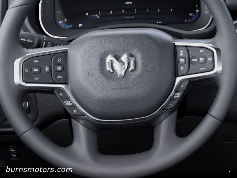 New 2026 Bright White Clear-Coat Exterior Paint Ram Laramie Night Edition image 19
