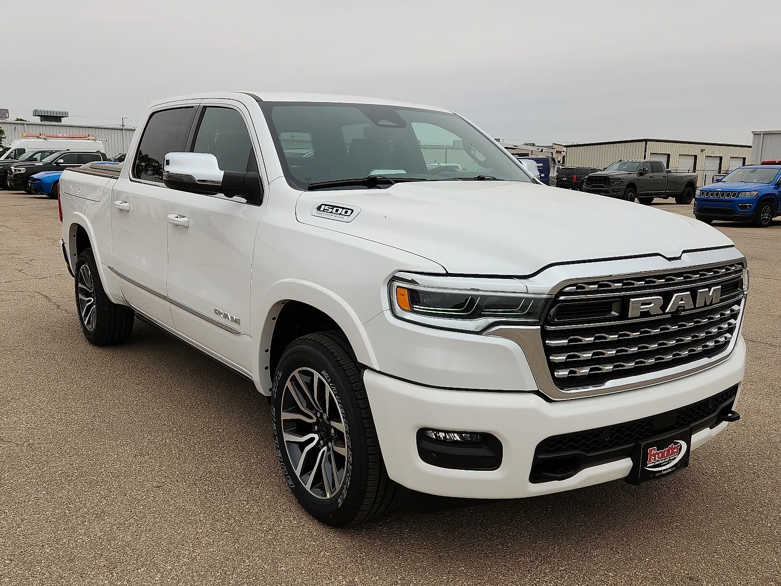 New 2026 Ivory White Tri-Coat Pearl-Coat  Paint Ram LIMITED CREW CAB 4X4 5