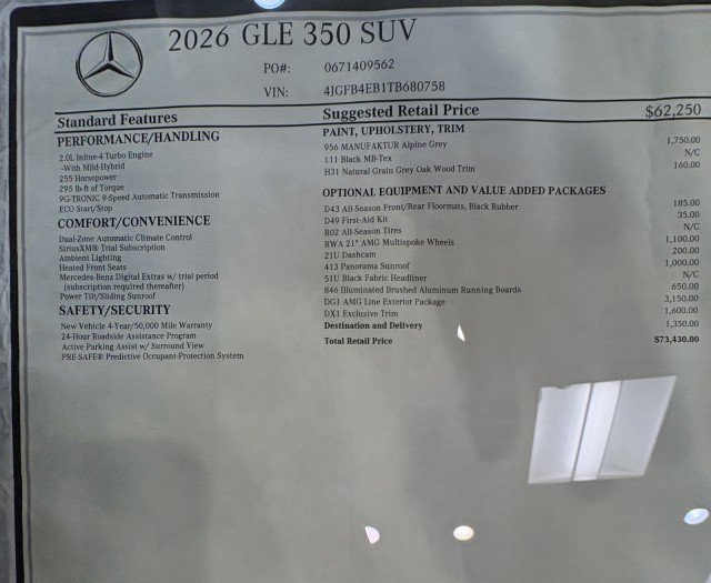 New 2026 MANUFAKTUR Alpine Grey Mercedes-Benz  image 30