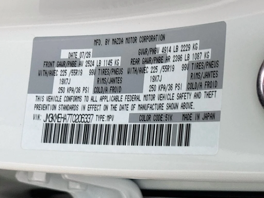 New 2026 Rhodium White Metallic Mazda 2.5 S Premium Plus AWD image 33