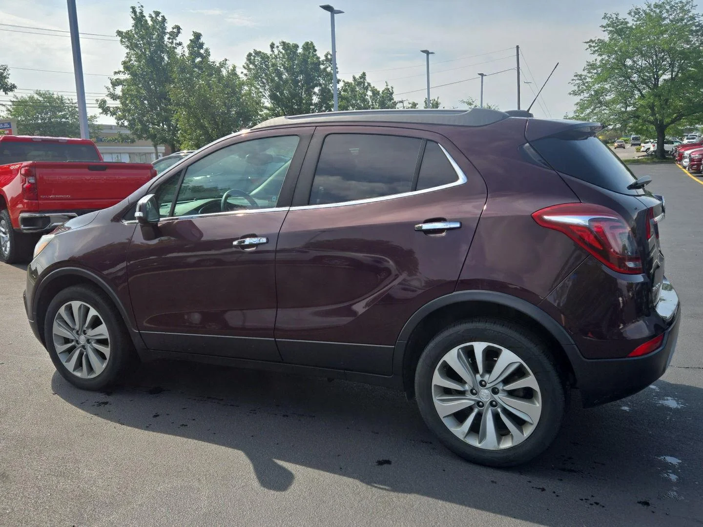 Used 2018 Includes (CM5) Black Carbon Metallic lower exterior accent color, Paint code W700S. Buick Preferred image 4