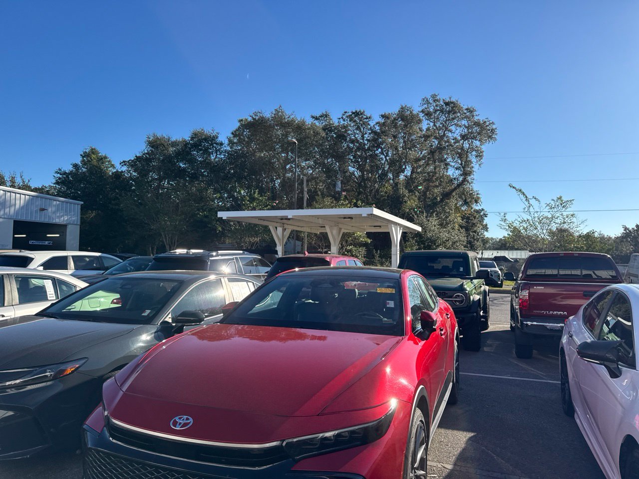Used 2023 Red Toyota Limited image 1