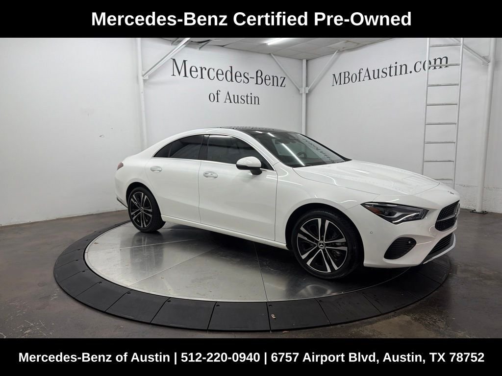 Certified Used 2026 White Mercedes-Benz CLA 250 image 1