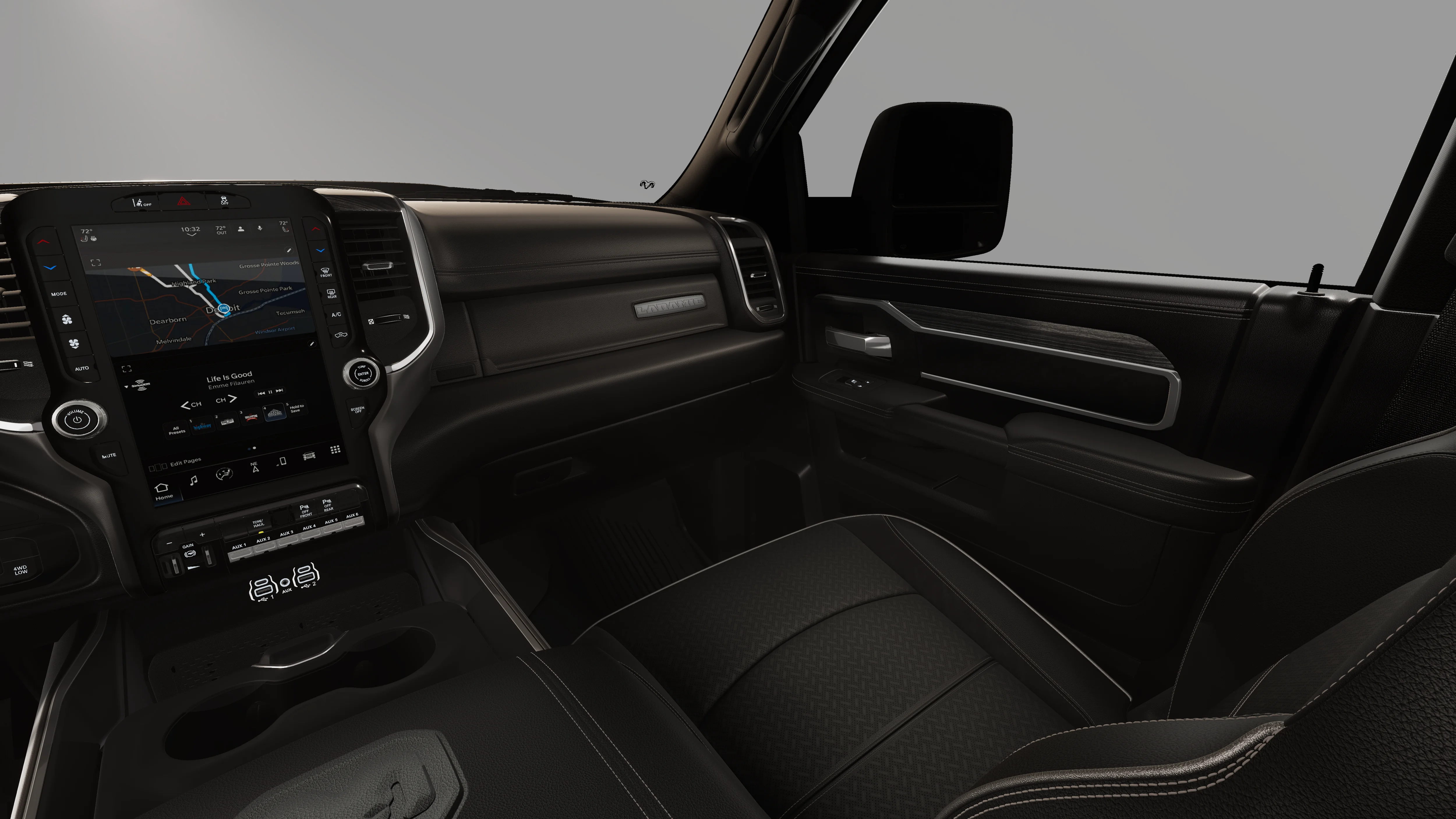 New 2026 Ceramic Gray Clear-Coat Exterior Paint RAM LARAMIE image 19