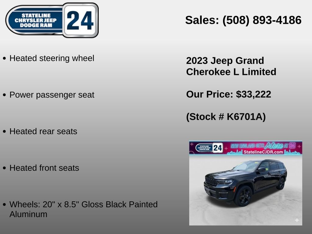 Used 2023 Black Jeep Limited image 10