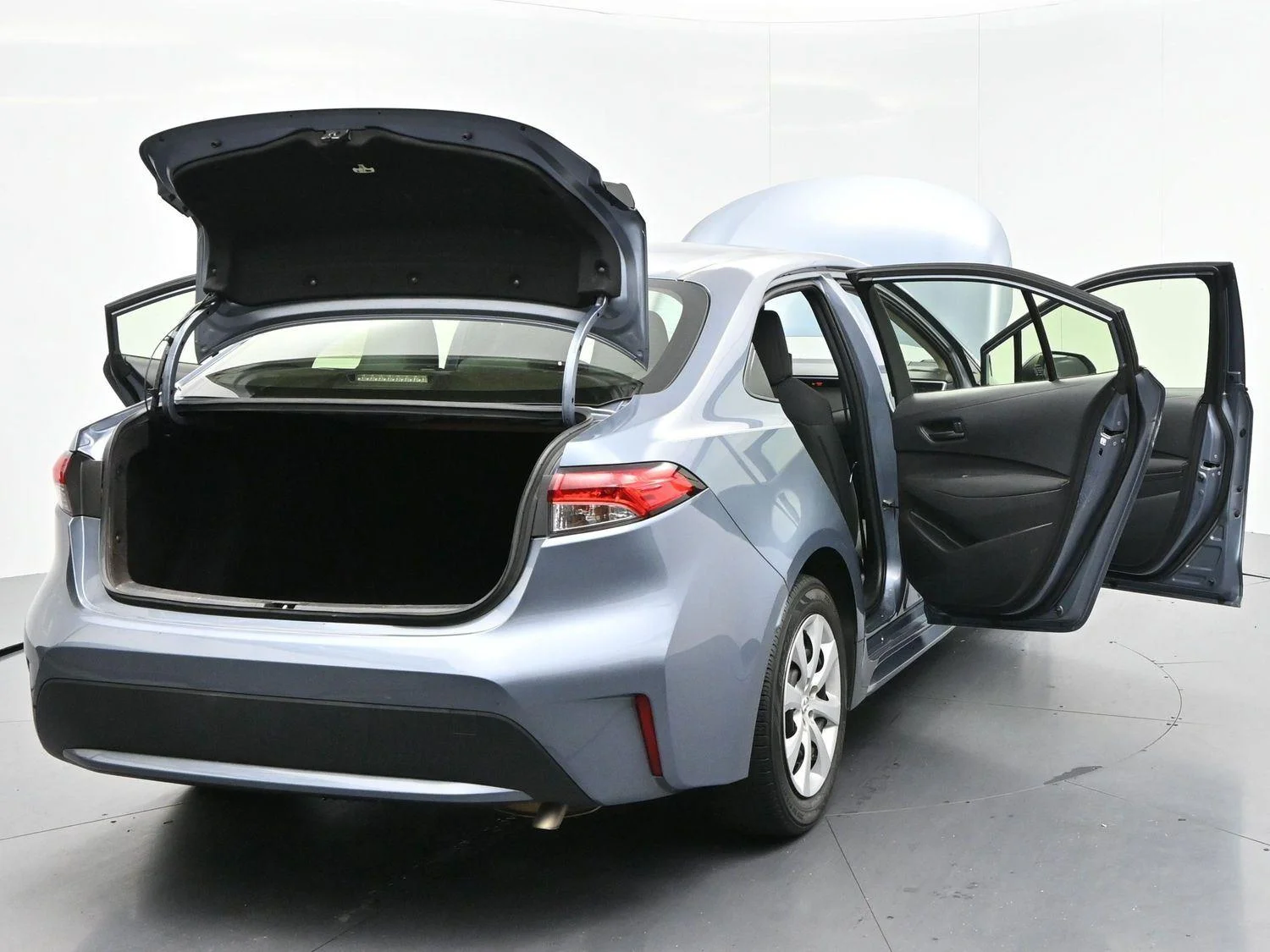 Used 2022 Celestite Gray Metallic Toyota LE image 37