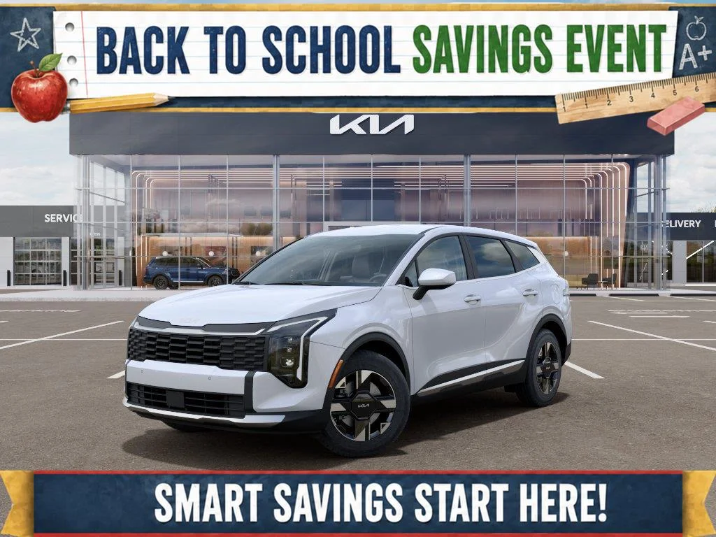 New 2026 Glacial White Pearl Kia LX image 1