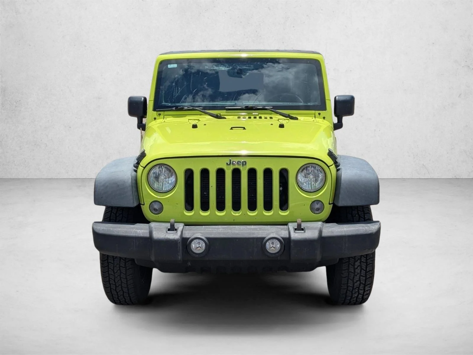 Used 2017 Hypergreen Clearcoat Jeep Sport image 2