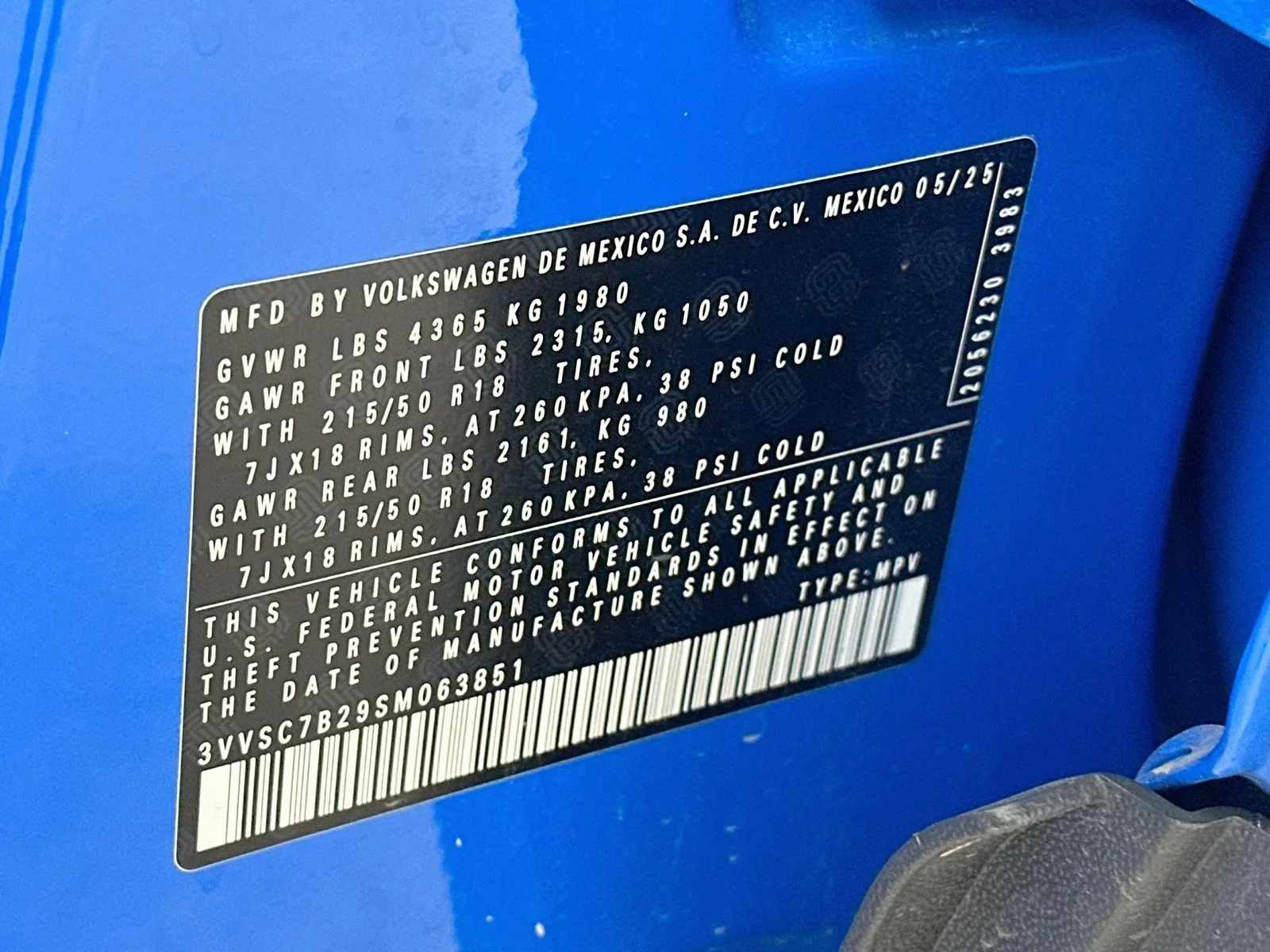 Used 2025 Blue Volkswagen  image 44