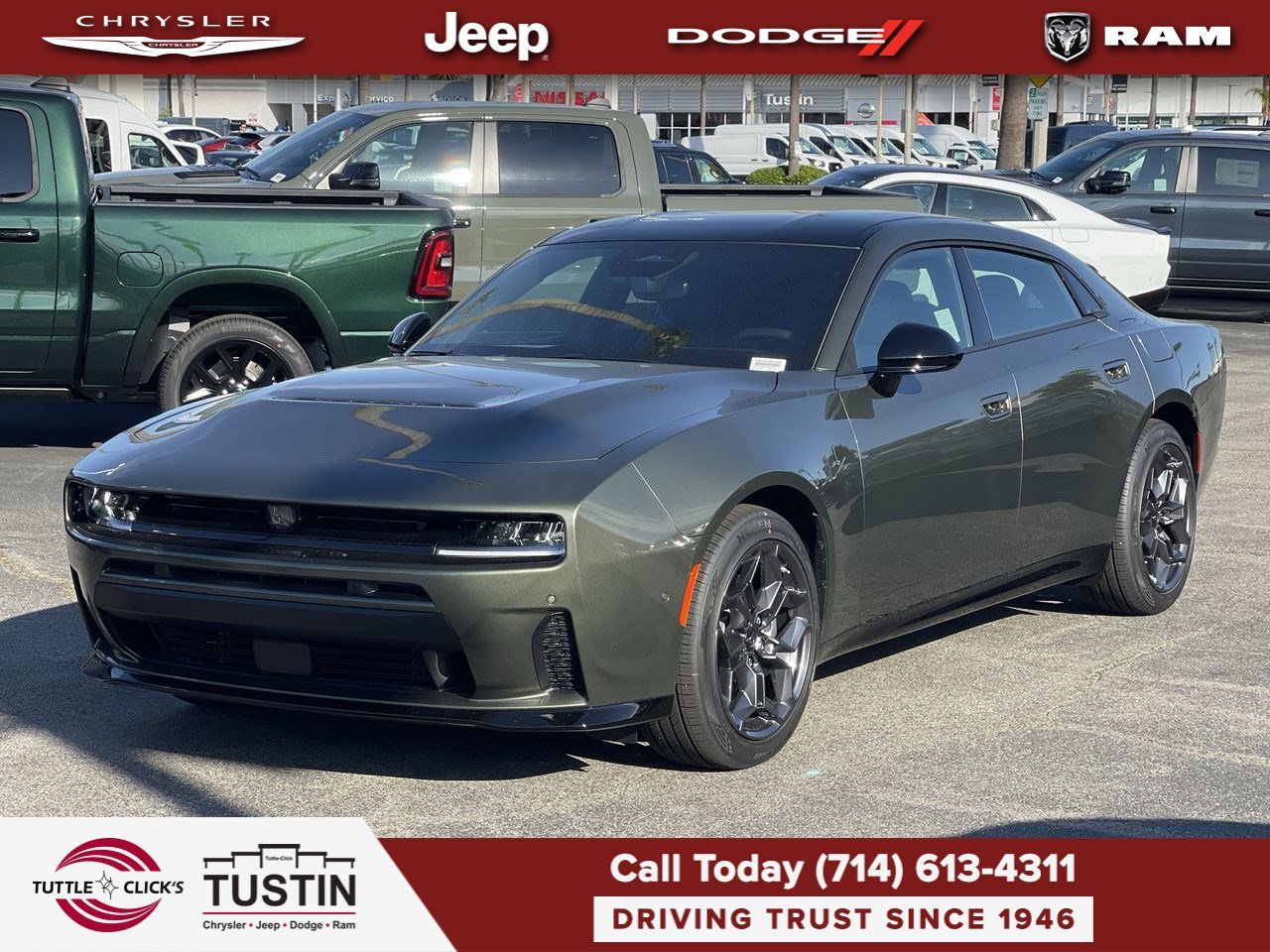 New 2026 Green Machine Exterior Paint Dodge R/T image 3