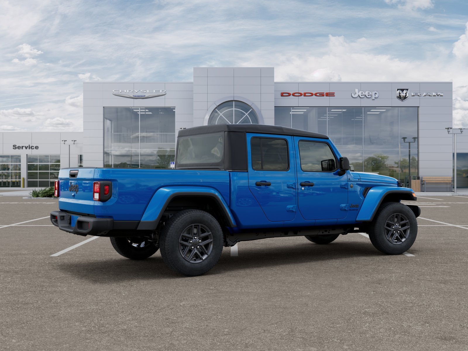 New 2026 Hydro Blue Pearl-Coat Exterior Paint Jeep Sport S image 37