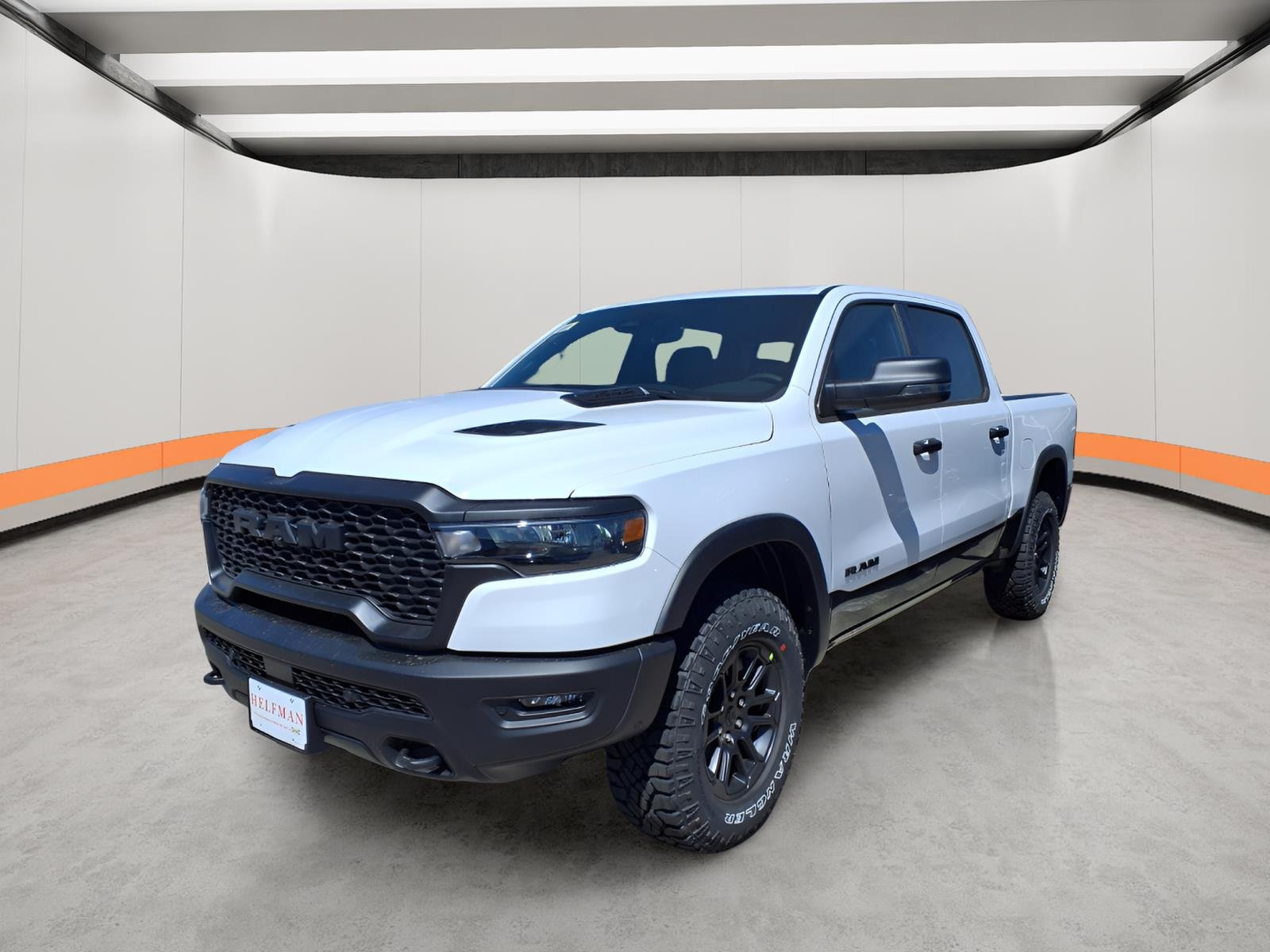 New 2026 Bright White Clear-Coat Exterior Paint RAM Rebel image 3