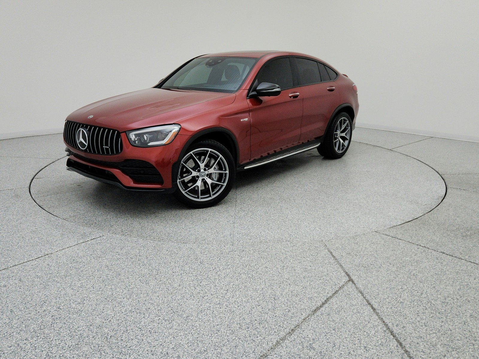 Certified Used 2021 designo Cardinal Red Metallic Mercedes-Benz AMG® GLC 43 image 1
