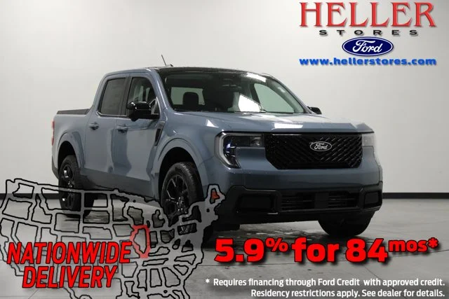 New 2025 Azure Gray Metallic Tri-Coat Ford Lariat® image 25