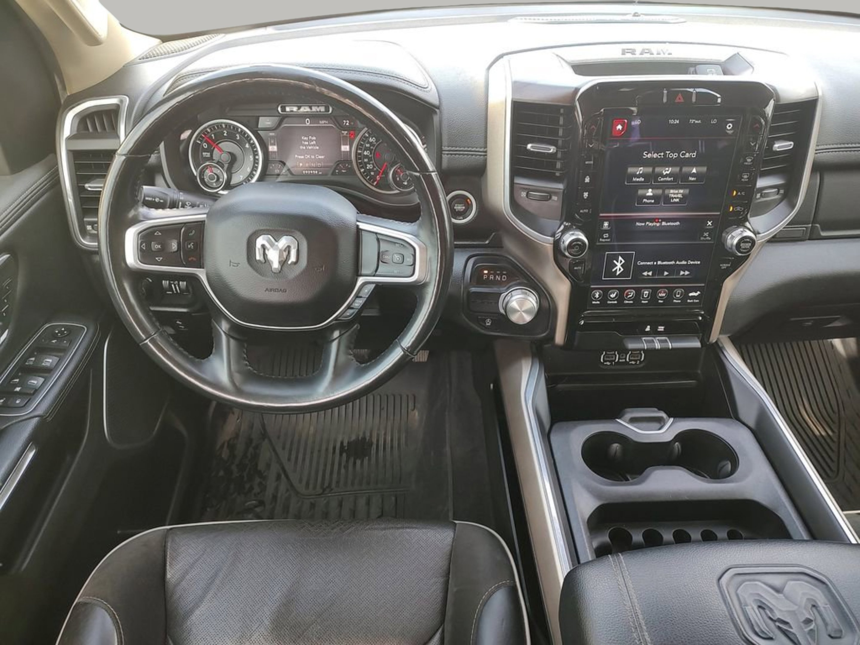 Used 2021 Ivory White Tri-Coat Pearlcoat Ram Laramie image 10