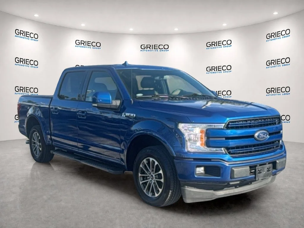 Used 2018 Blue Ford Lariat image 1
