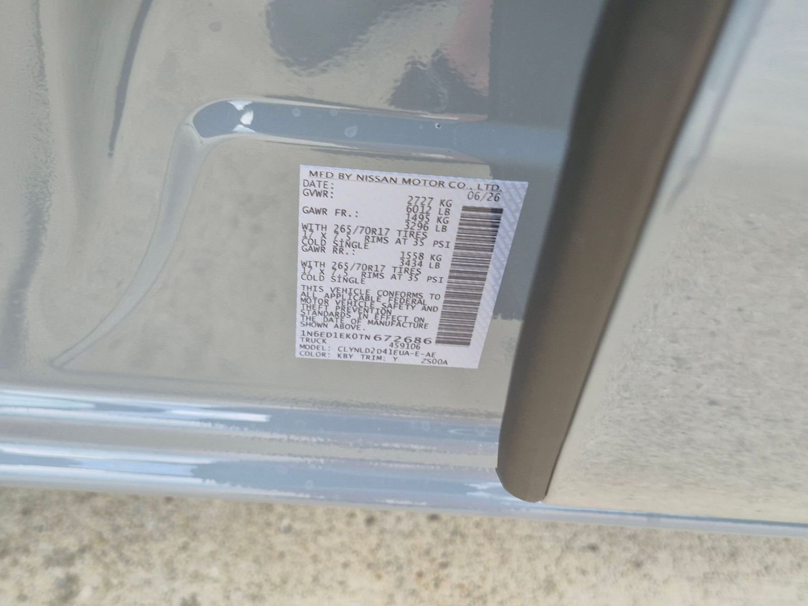 New 2026 Boulder Gray Pearl Nissan Crew Cab PRO-4X® image 19