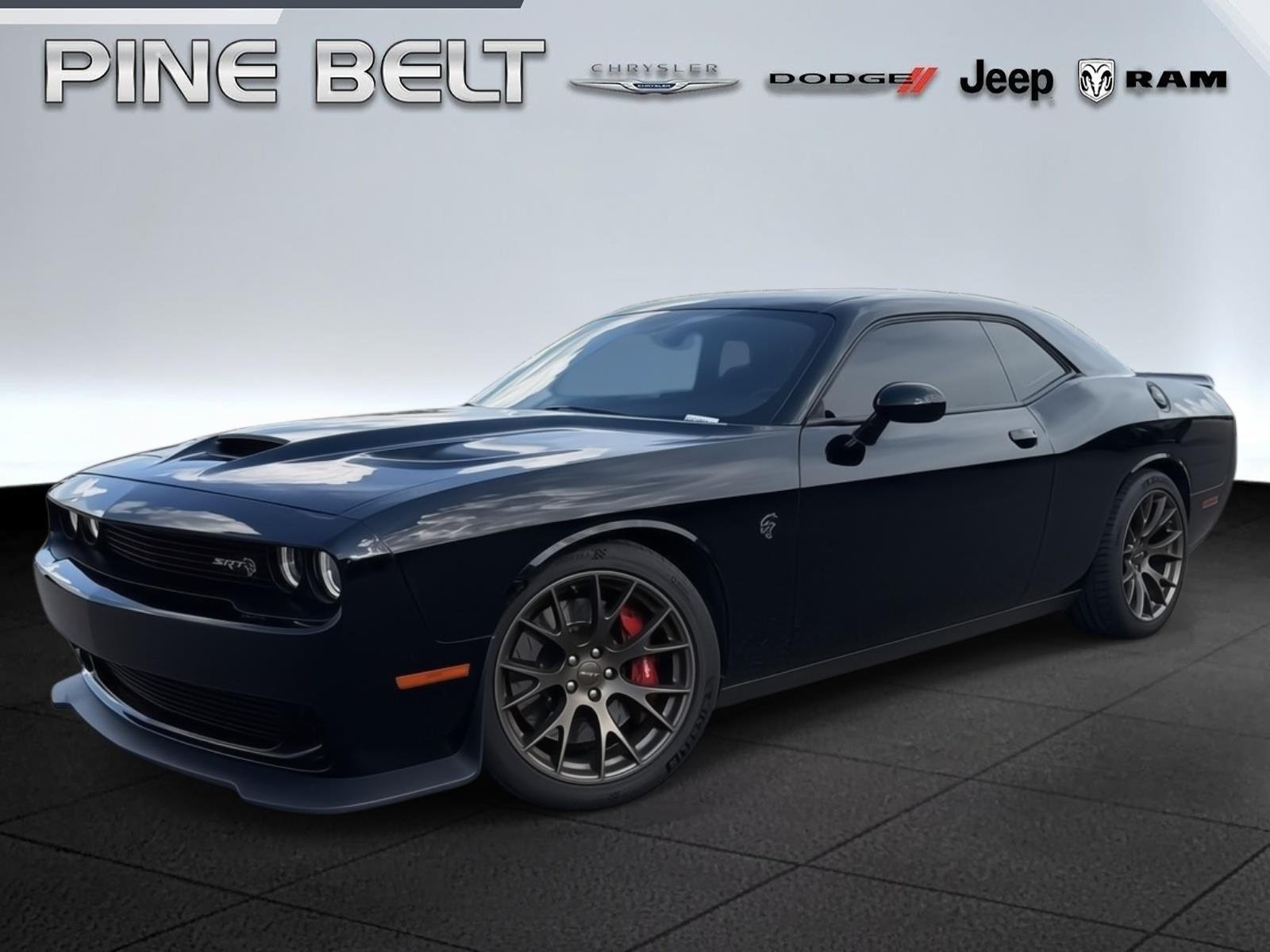 Used 2017 Pitch Black Clearcoat Dodge SRT Hellcat image 1