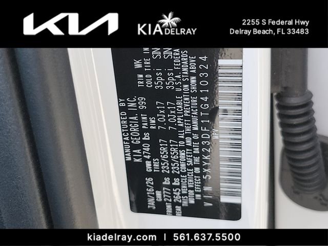 New 2026 Glacial White Kia LX image 30