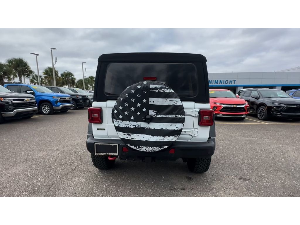 Used 2021 White Jeep Unlimited Rubicon image 3