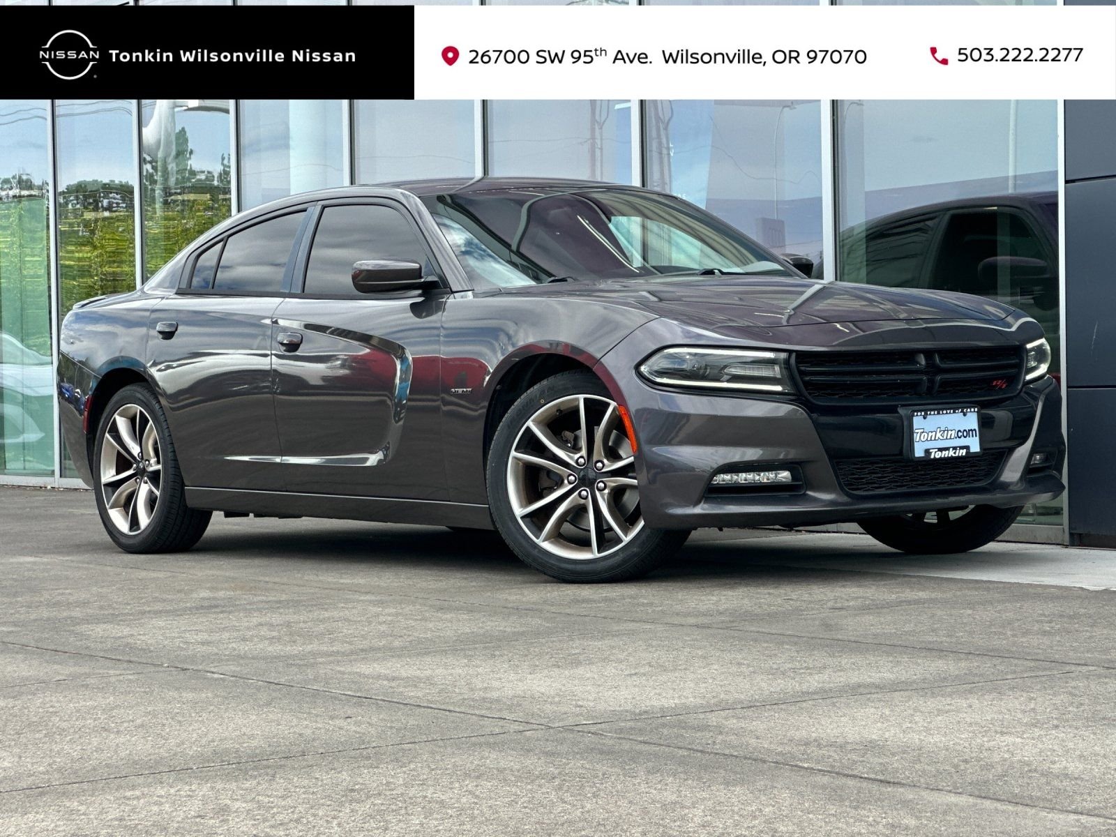 Used 2016 Granite Crystal Metallic Clearcoat Dodge R/T image 1
