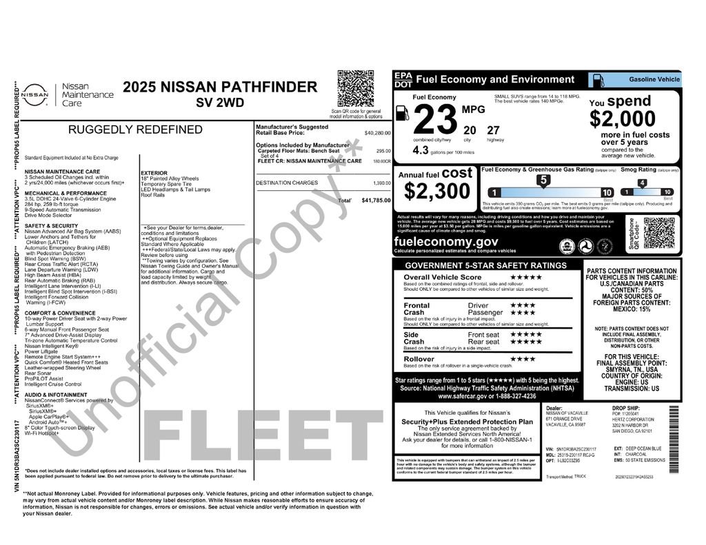 Used 2025 Blue Nissan SV image 6
