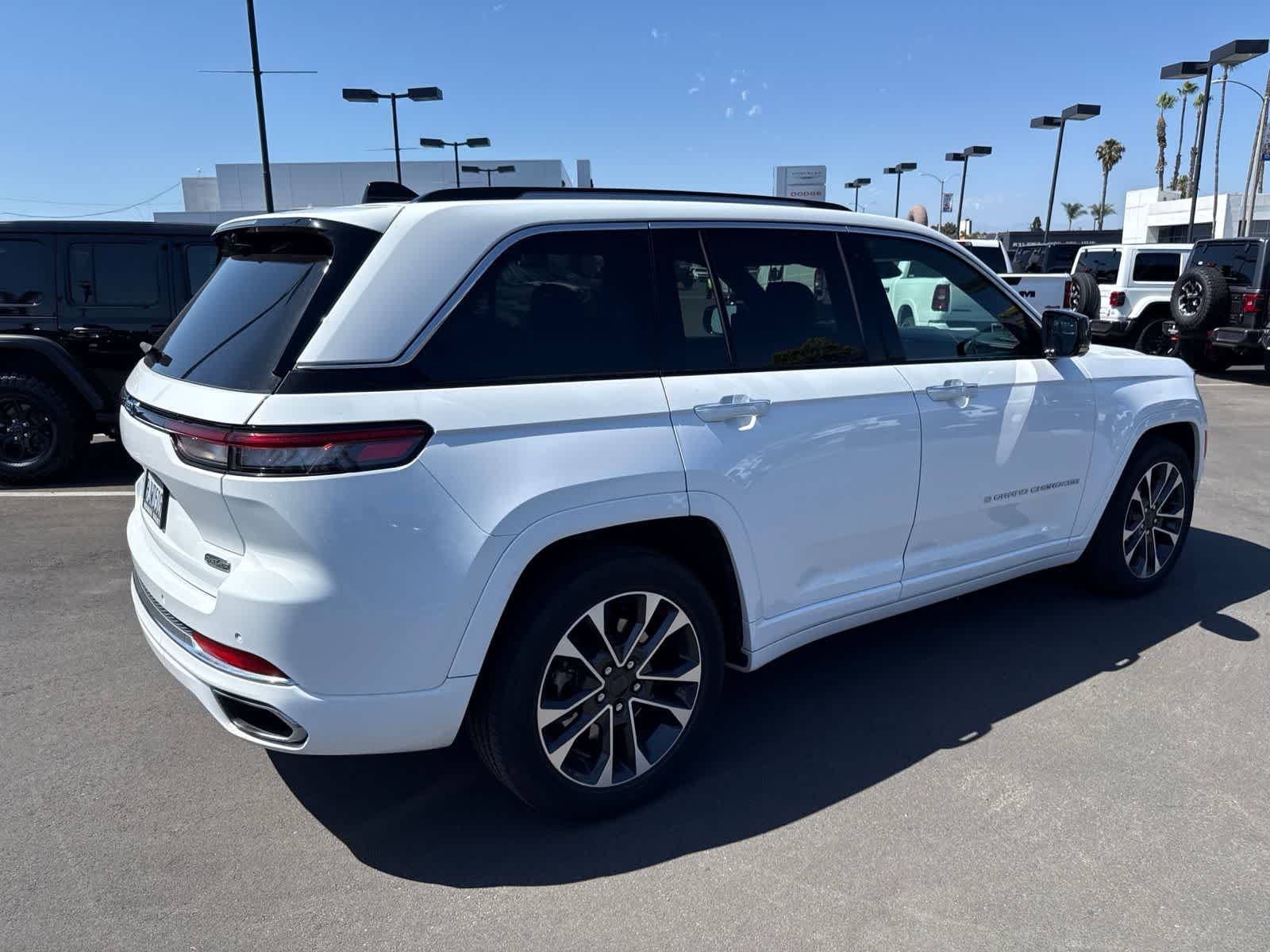 Used 2023 Bright White Clearcoat Jeep Overland image 16