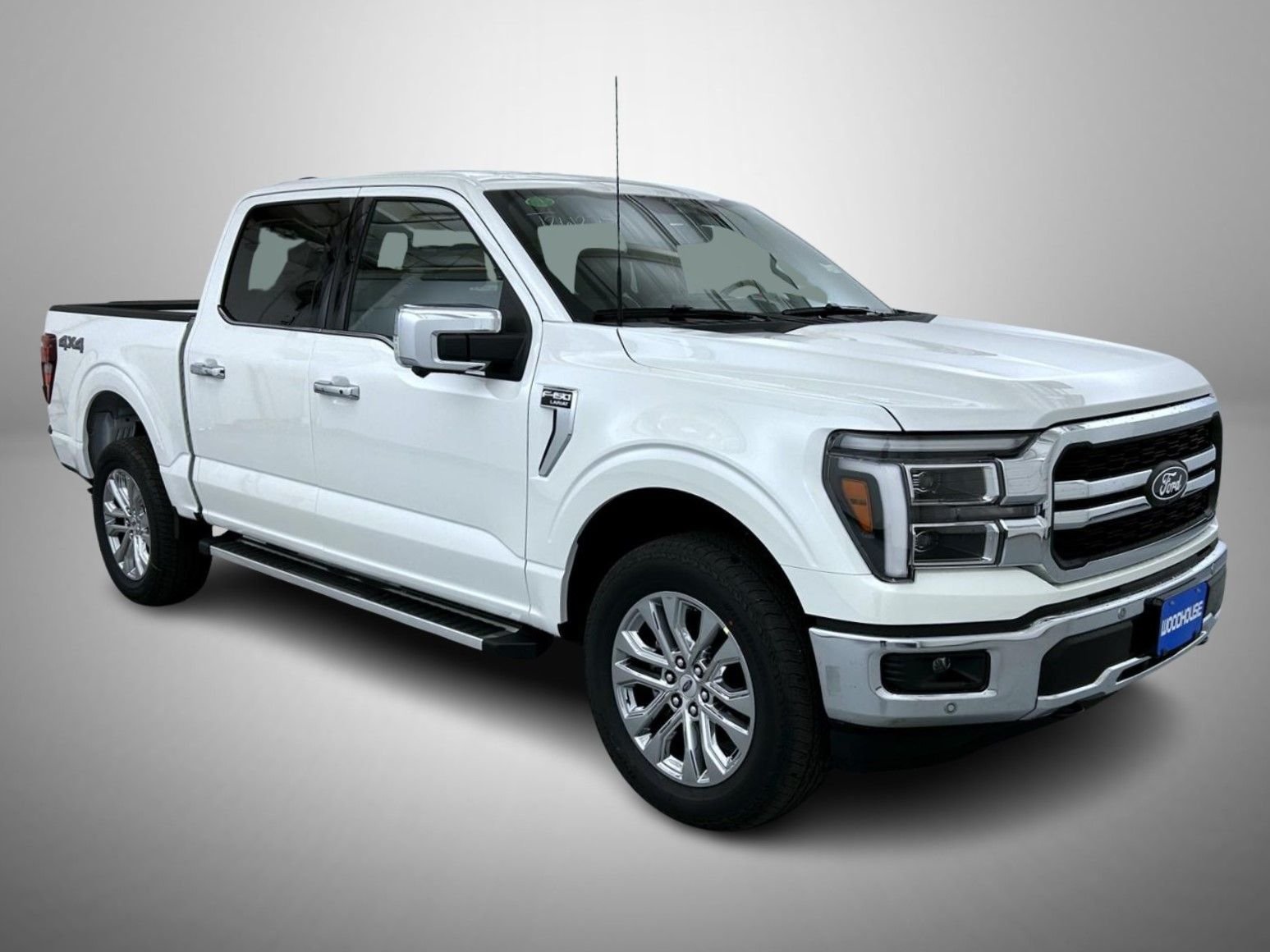 New 2026 Star White Metallic Tri-Coat Ford Lariat image 3