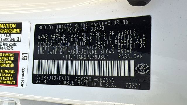 Certified Used 2023 Ice Toyota LE image 25