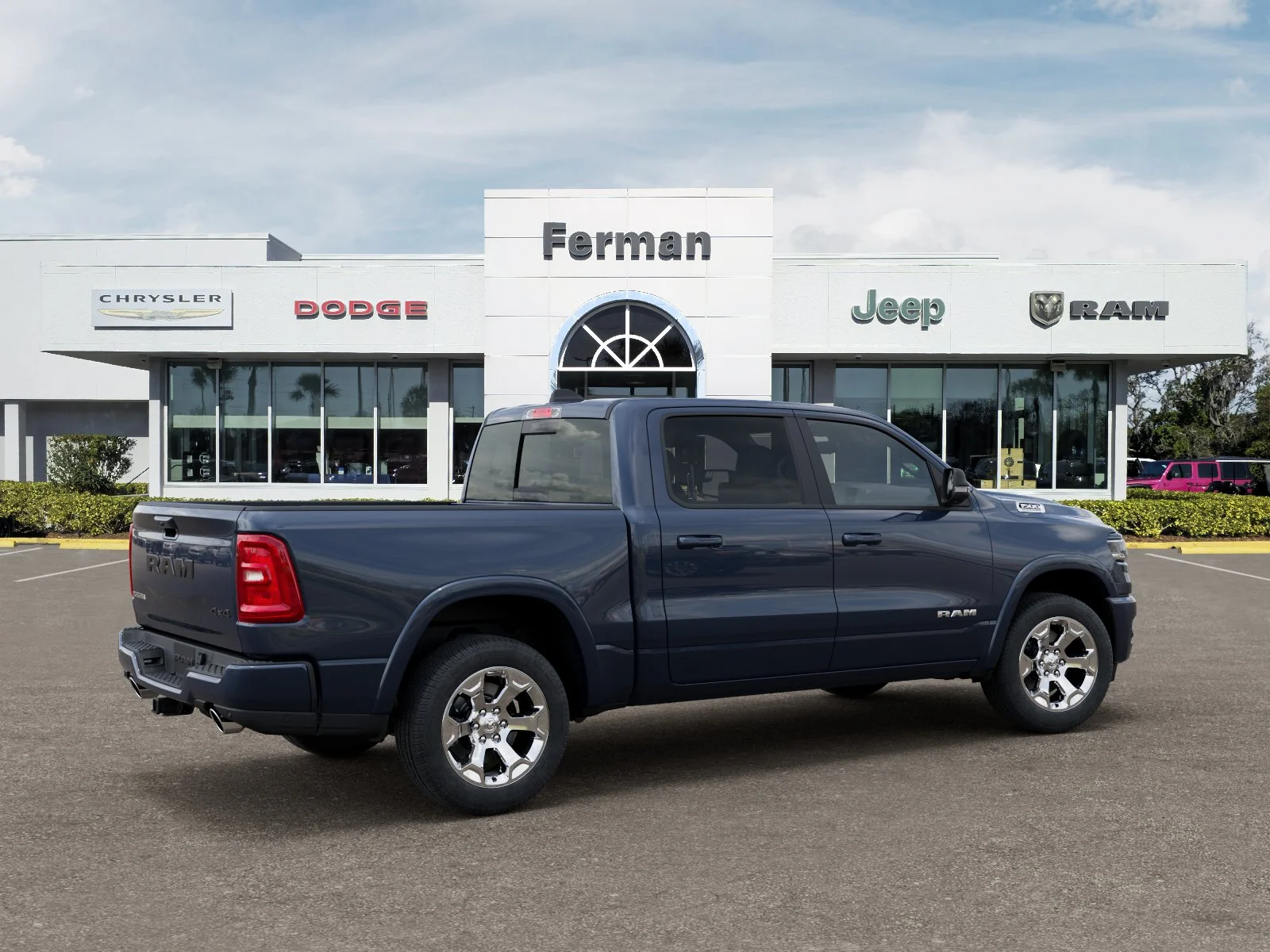 New 2026 Forged Blue Metallic Exterior Paint RAM Big Horn/Lone Star image 36