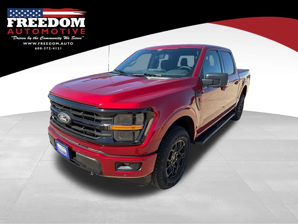 New 2026 Red Ford XLT image 1