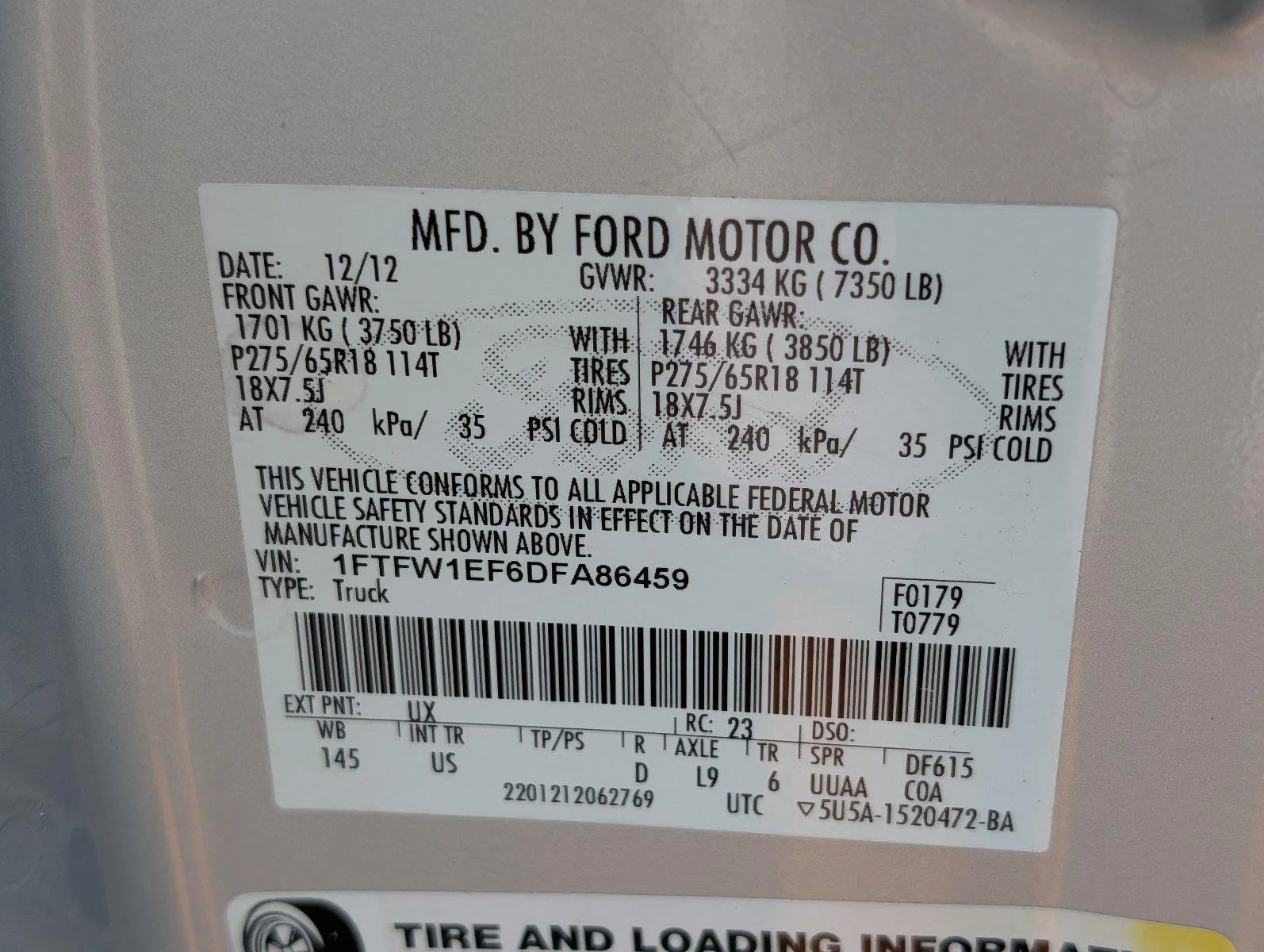 Used 2013 Ingot Silver Metallic Ford XLT image 38