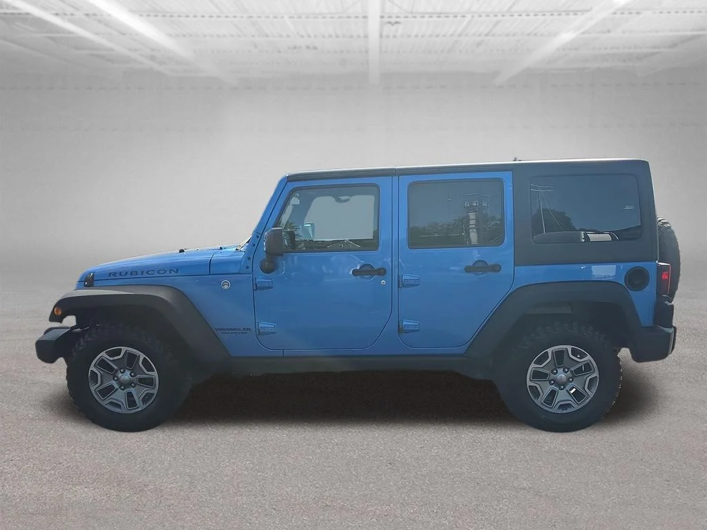 Used 2016 Blue Jeep Unlimited Rubicon image 2