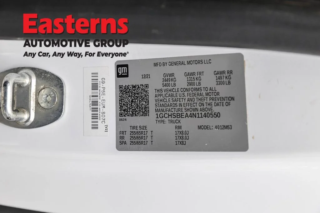 Used 2022 White Chevrolet Work Truck image 33