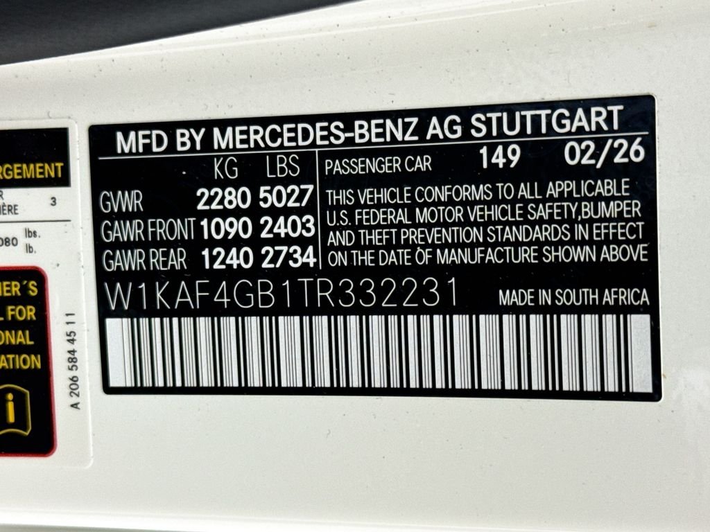 New 2026 Polar White Mercedes-Benz C 300 image 35